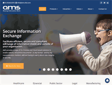 Tablet Screenshot of ams-ltd.com